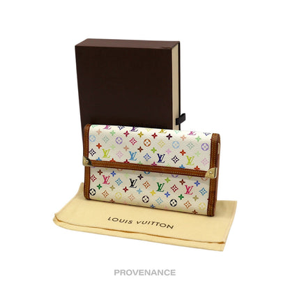 🔴 Louis Vuitton International Wallet - Monogram Multicolore