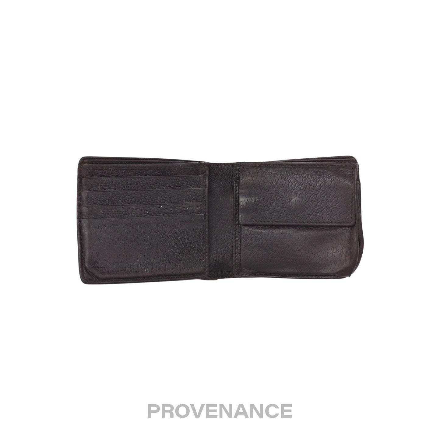🔴 Gucci GG Marmont Bifold Wallet - Dark Chocolate Leather