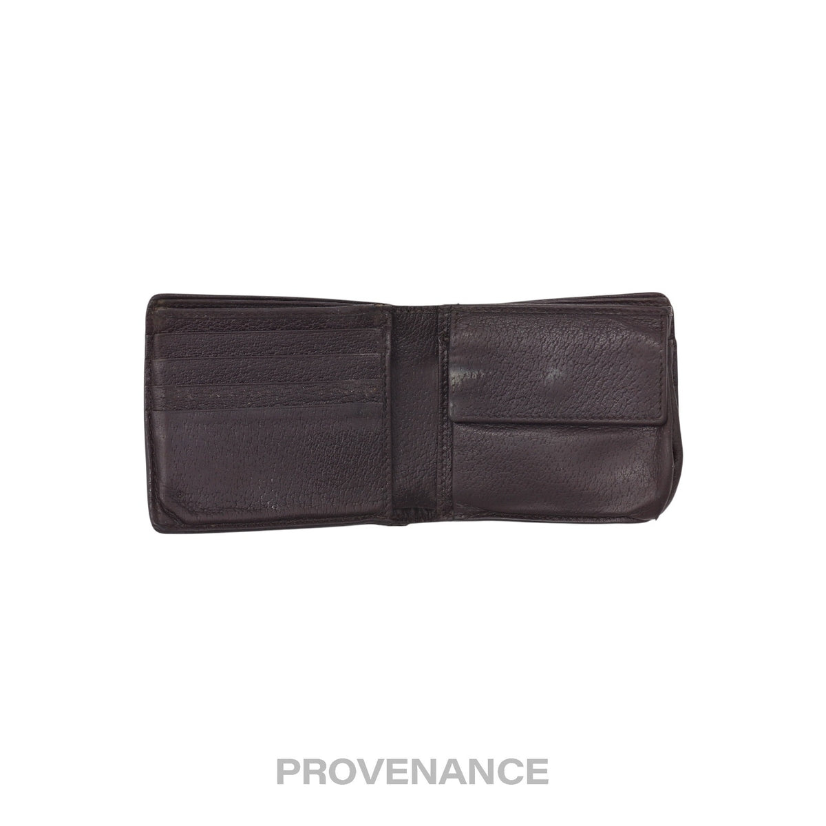 🔴 Gucci GG Marmont Bifold Wallet - Dark Chocolate Leather