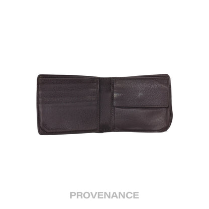 🔴 Gucci GG Marmont Bifold Wallet - Dark Chocolate Leather