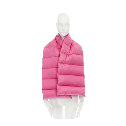 🔴 Balenciaga Puffer Down Scarf - Pink