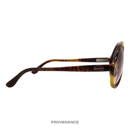 🔴 Bugatti Teardrop Logo Sunglasses - Havanna Brown