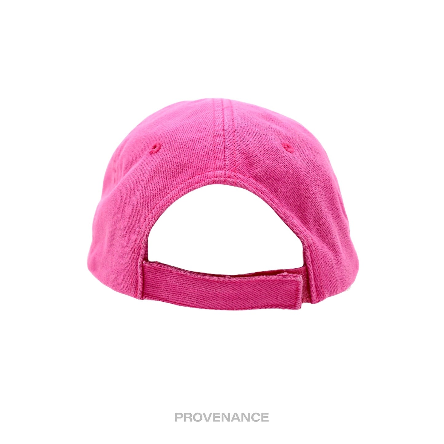 🔴 Balenciaga Embroidered Logo Cap - Washed Pink