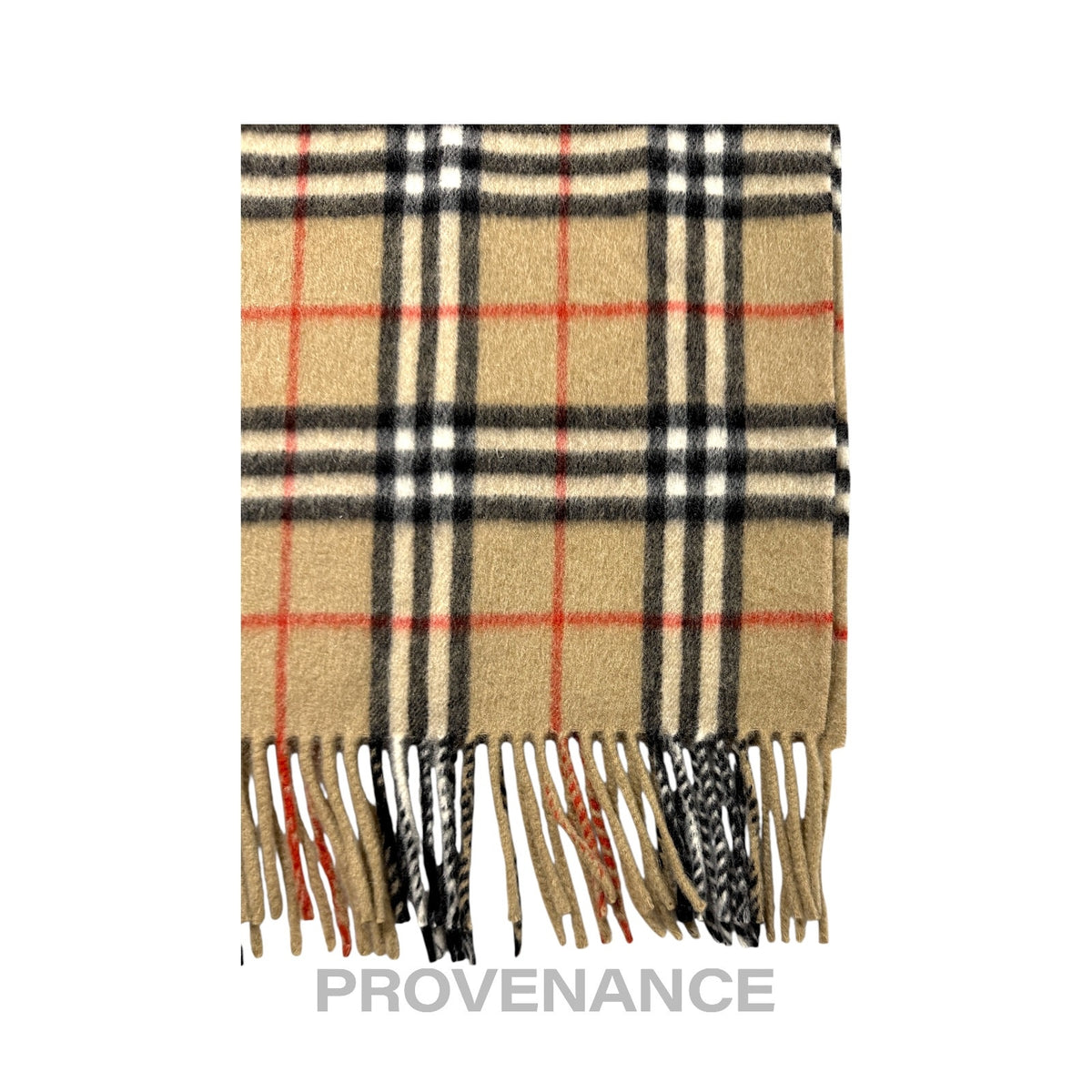 🔴 Vintage Burberrys Scarf Nova Check 100% PURE CASHMERE
