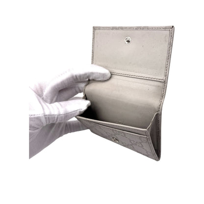 🔴 Gucci Card Wallet - Chalk Guccissima Leather