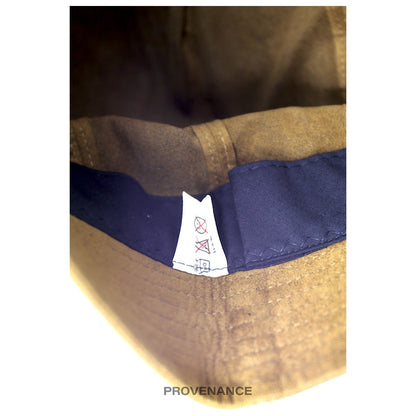 🔴 Givenchy Asymmetric Bucket Hat - Brown Acorn Microsuede