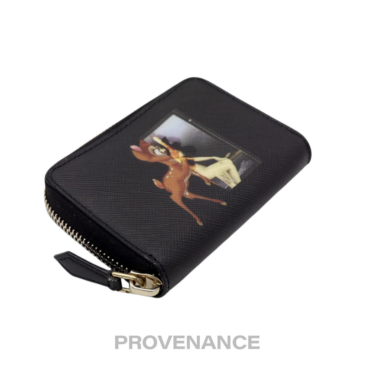 🔴 Givenchy Bambi Zip Card Wallet - Black