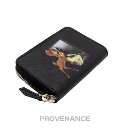 🔴 Givenchy Bambi Zip Card Wallet - Black