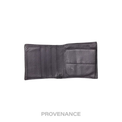 🔴 Gucci Web Bifold Wallet - GG Canvas Black Leather