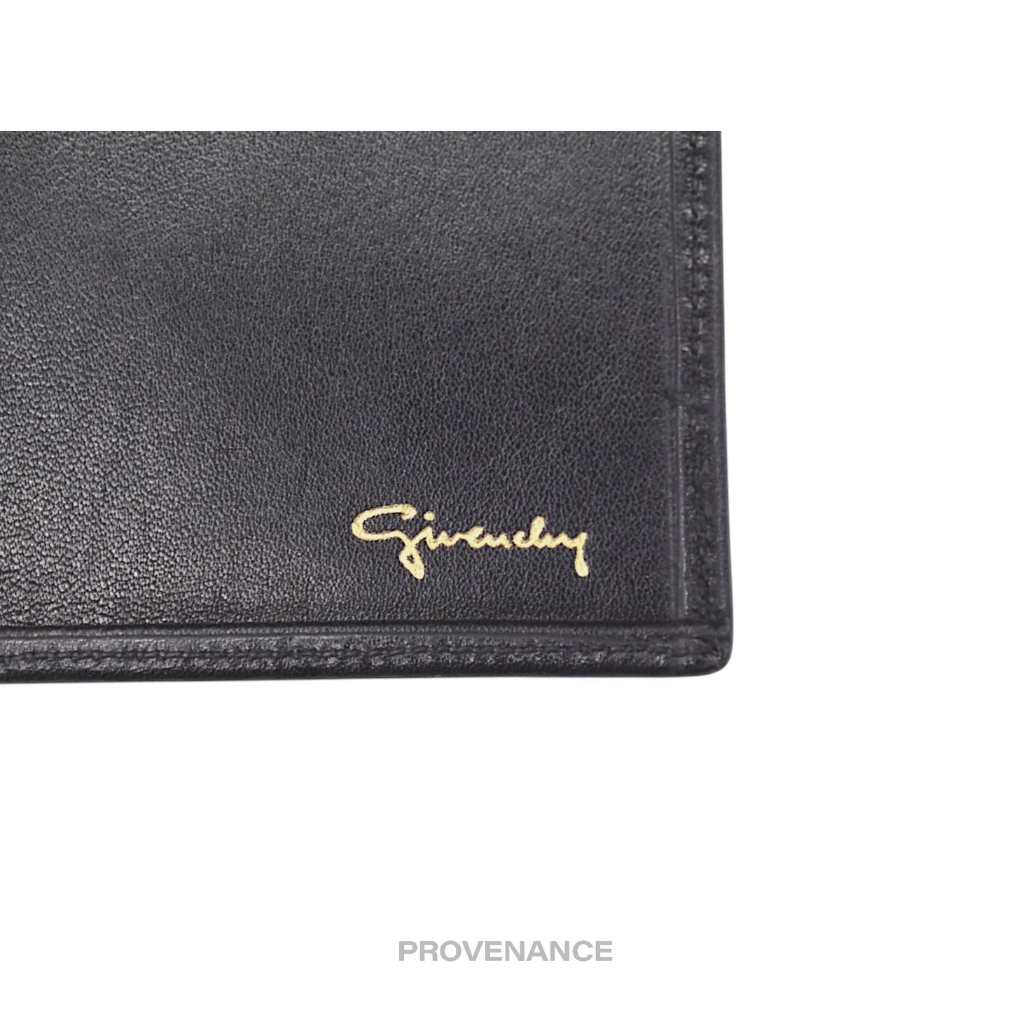 🔴 Givenchy 4G Logo Pocket Organizer Wallet - Black Leather