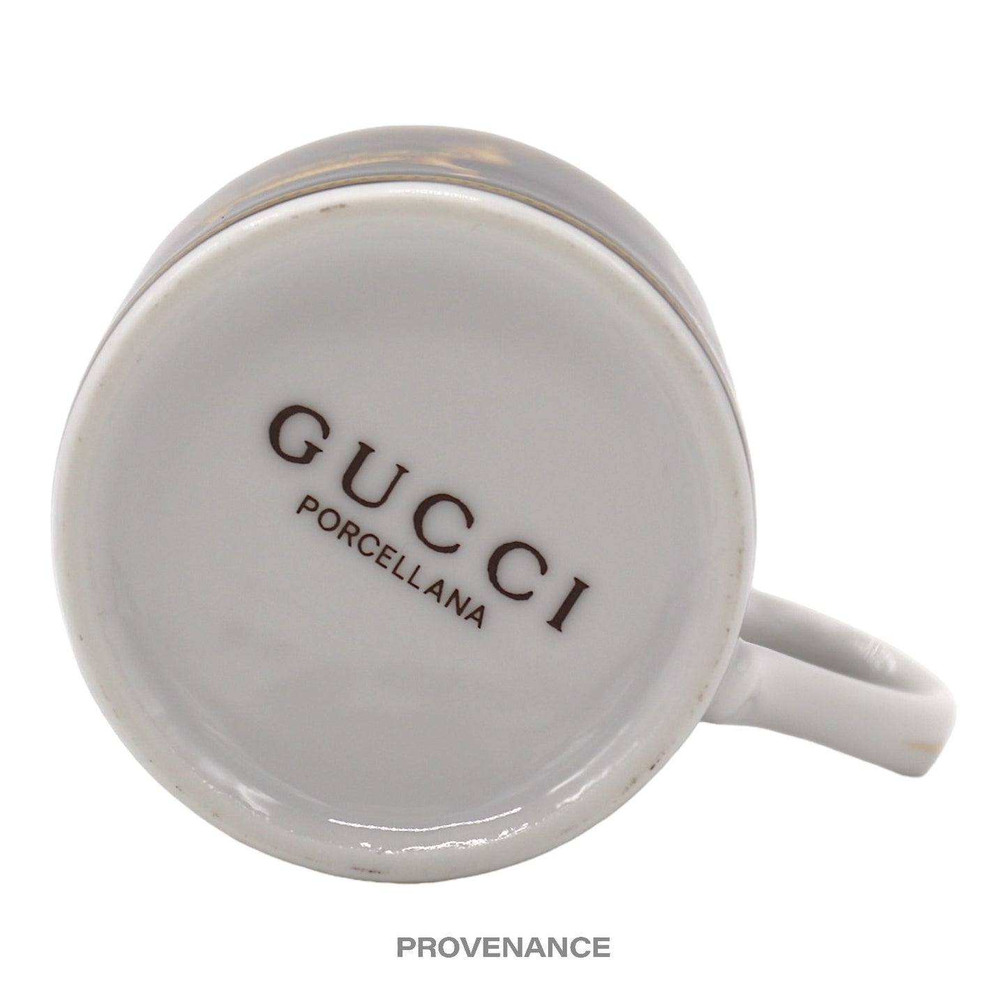 🔴 Gucci Porcellana Chairs Espresso Cup - Black/Gold