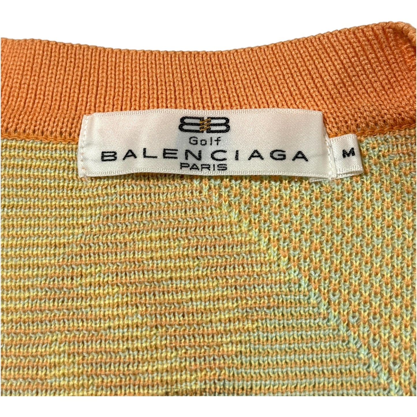 🔴 Balenciaga BB Logo Colorblock Sweater Vest - Multicolor M