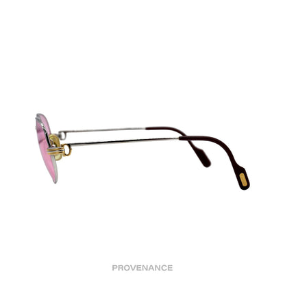 🔴 Cartier Romance Louis (Drake) Sunglasses - Pink