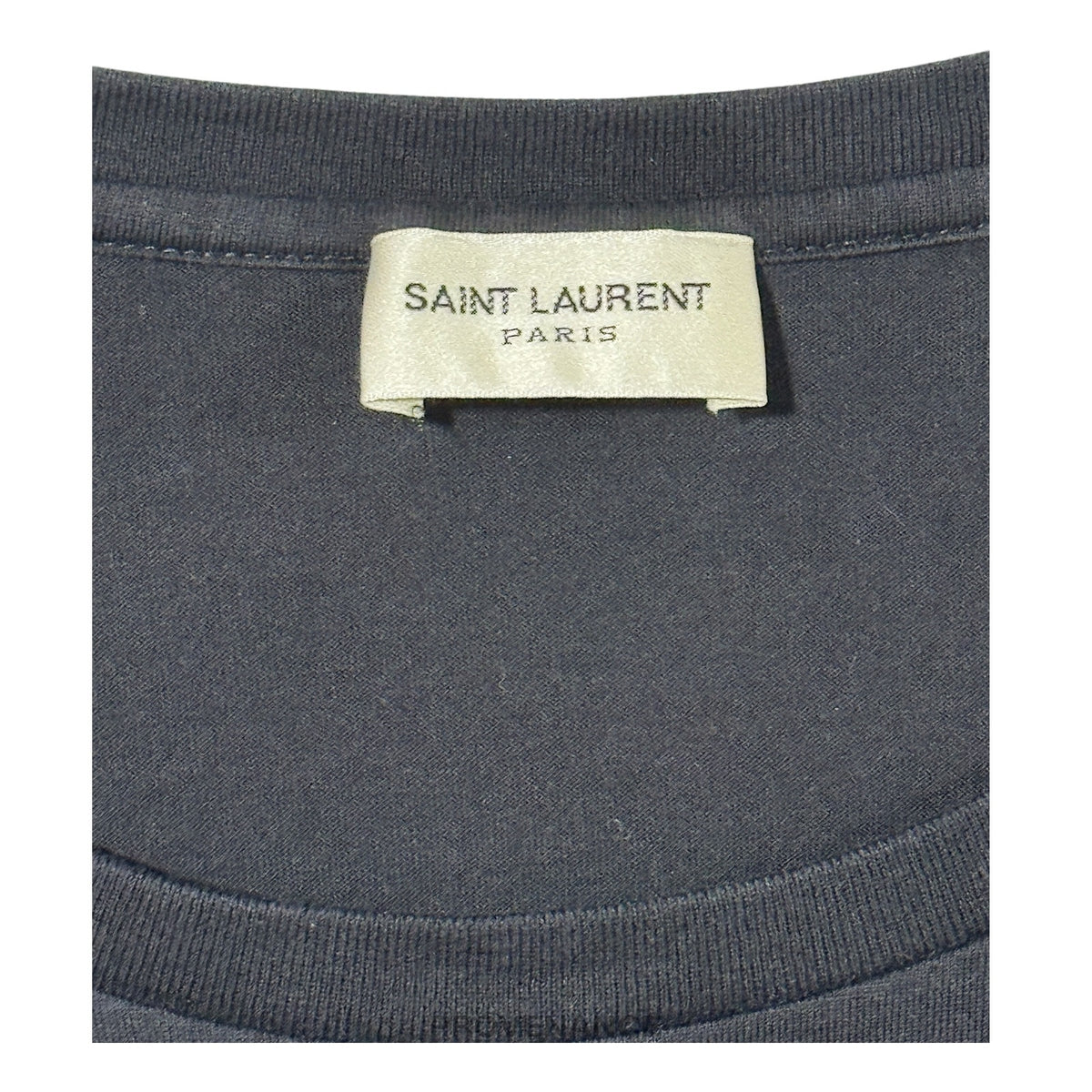 🔴 Saint Laurent Paris SLP Logo T Shirt - Black L