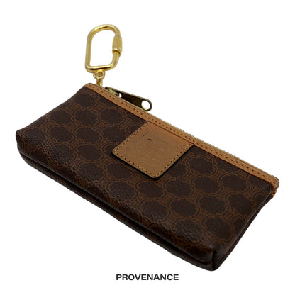 🔴 Celine Key Pouch Cles - Macadam Triomphe Brown