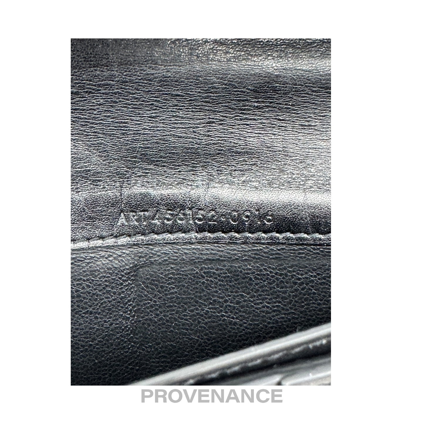 🔴 Saint Laurent Paris SLP Long Wallet - Black Calfskin Leather