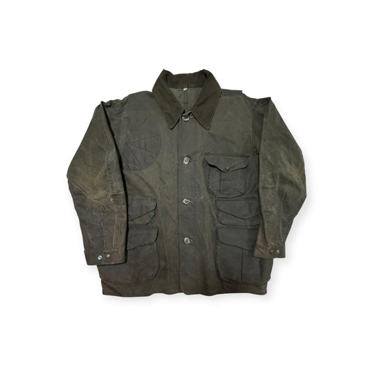 🔴 Filson Oil Tin Cloth Hunting Jacket 462 USA Vintage XL 46