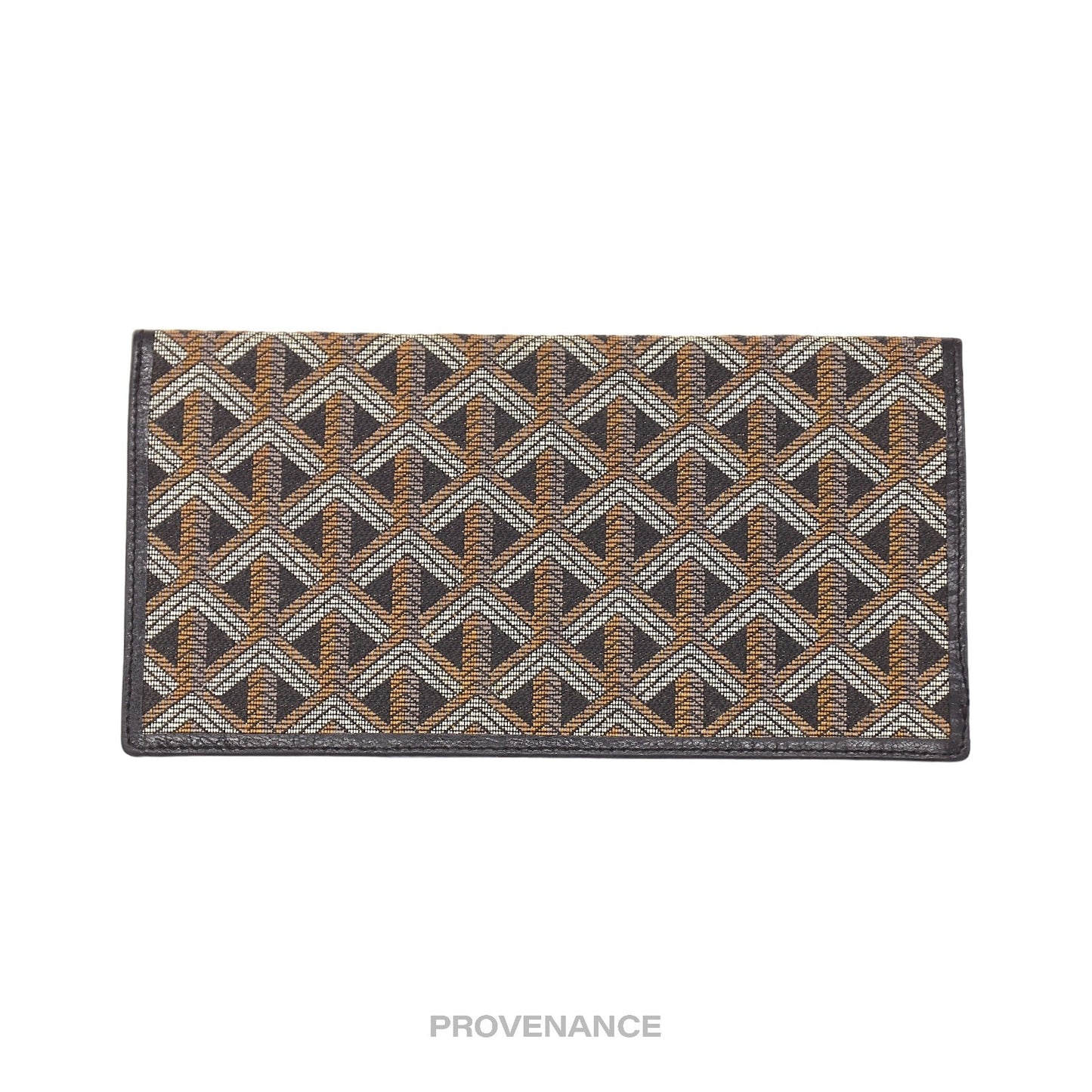 🔴 Goyard Long Wallet - Black Jacquard Goyardine