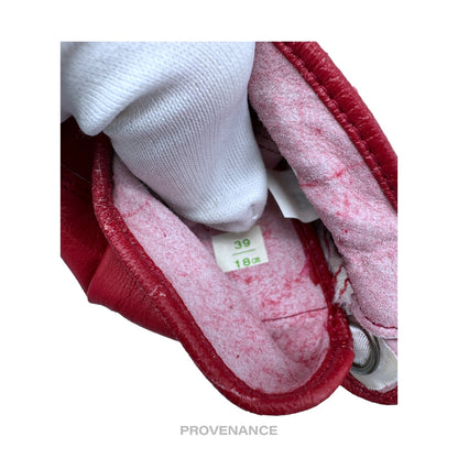 🔴 Balenciaga Golf Glove - Red Leather