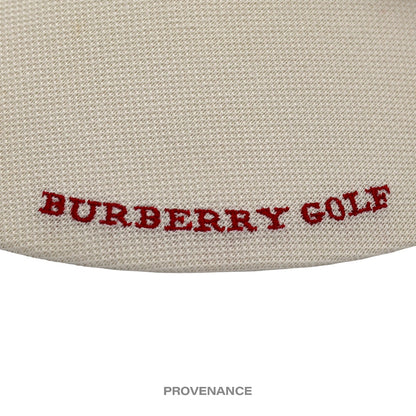 🔴 Burberry Golf Visor - Nova Check Chalk