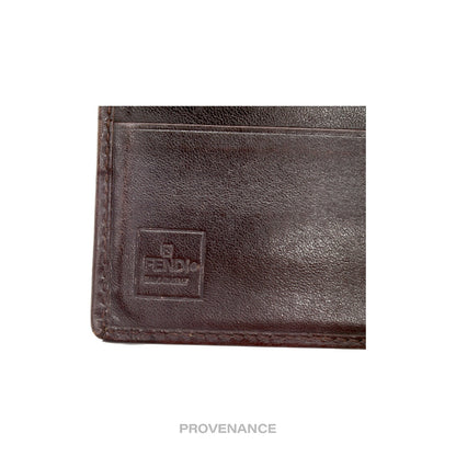 🔴 Fendi Bifold Wallet - FF Zucca