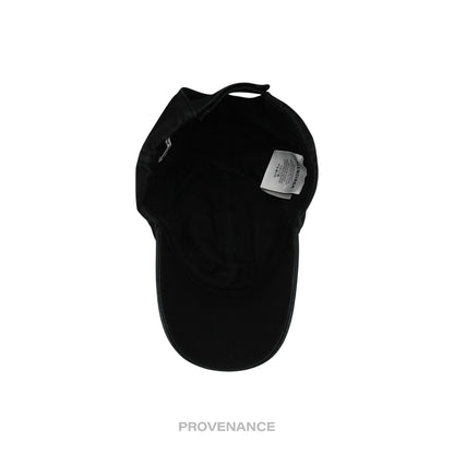 🔴 Balenciaga Embroidered Rainbow Logo Cap - Washed Black