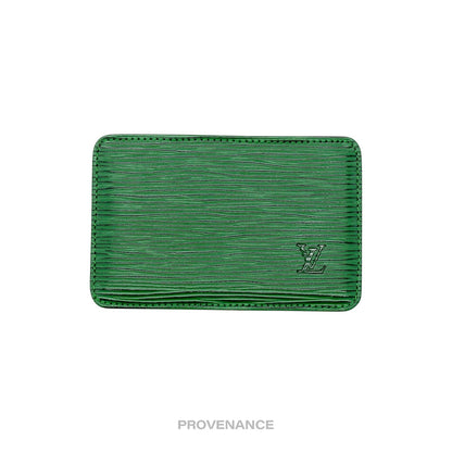 🔴 Louis Vuitton Card Holder Wallet - Borneo Epi Leather
