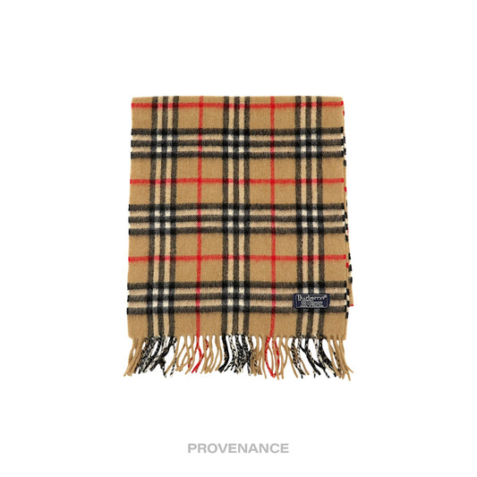 🔴 Burberry Scarf - "Burberrys" Nova Check Cashmere