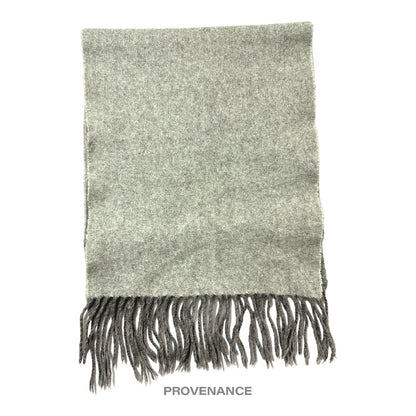 🔴 Givenchy Two-Tone Cashmere Scarf - Grey