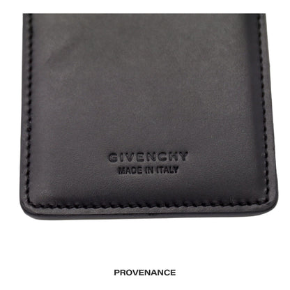 🔴 Givenchy Shark ID Lanyard Card Case - Black