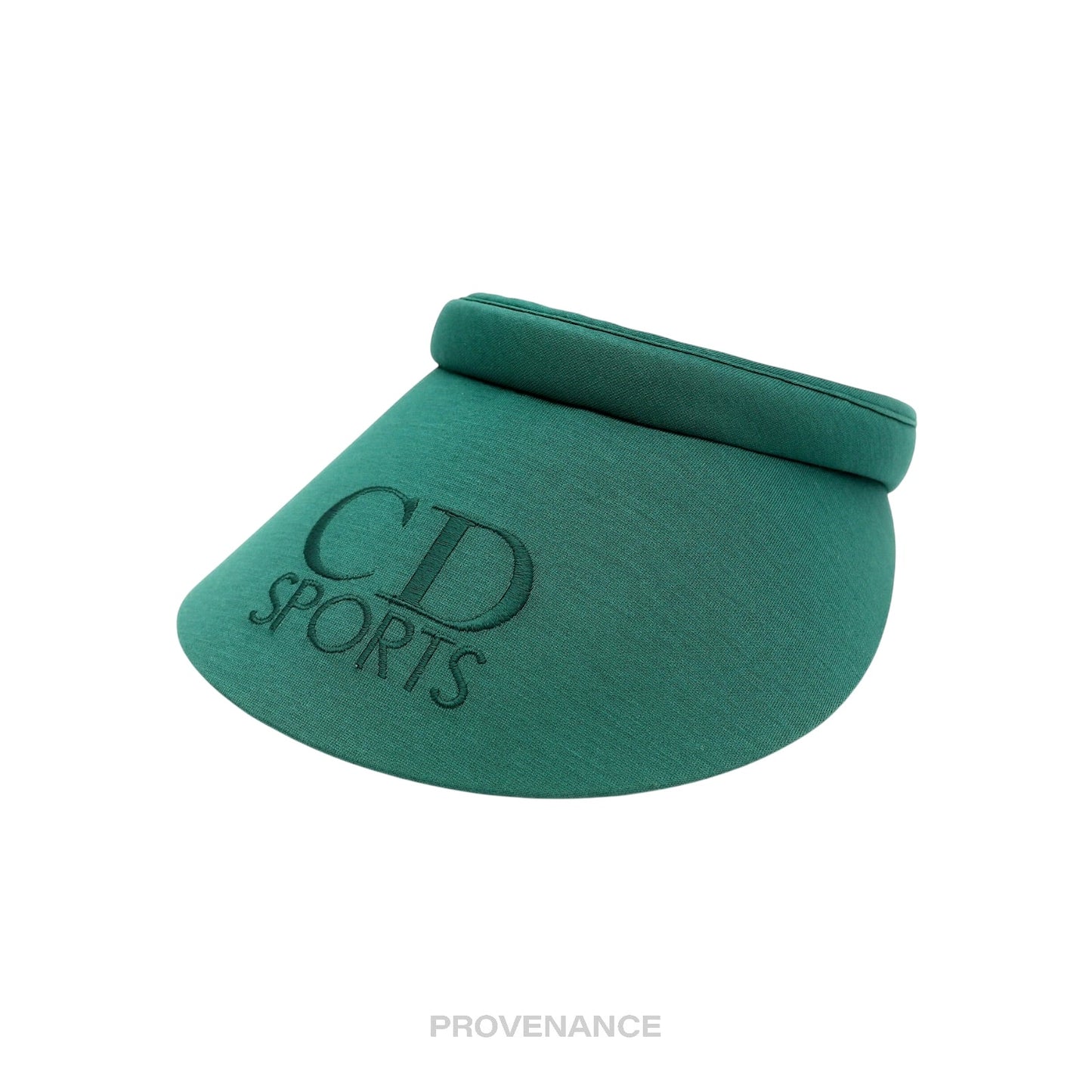 🔴 Christian Dior CD Sports Logo Visor - Green