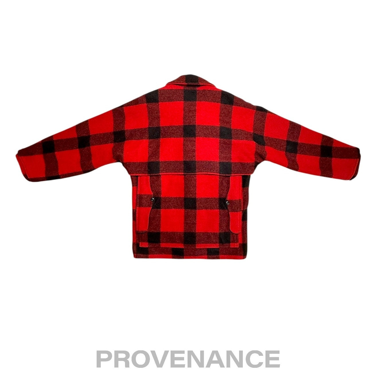 🔴 Filson Double Mackinaw Cruiser USA Wool Red Plaid 38 S