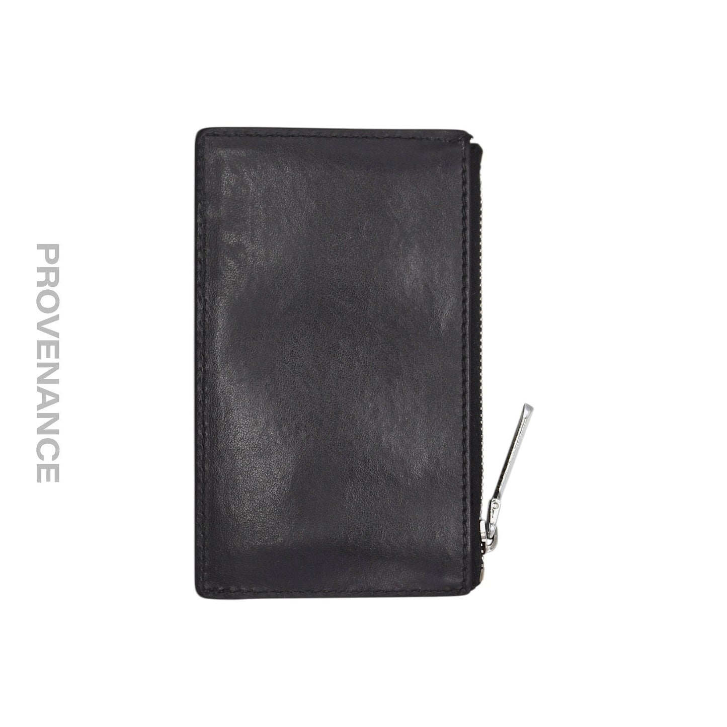 🔴 BURBERRY LONDON ENGLAND Zip Card Holder Wallet - Black