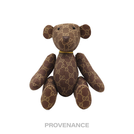 🔴 Gucci Teddy Bear - GG Canvas Brown