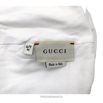 🔴 Gucci Baby Cotton Cap - Bee White