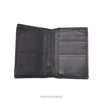 🔴 Gucci Pocket Organizer Wallet - Black GG Guccissima