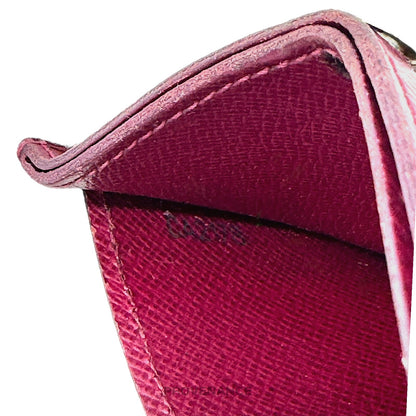 🔴 Louis Vuitton Card Holder Wallet - Monogram Fuchsia