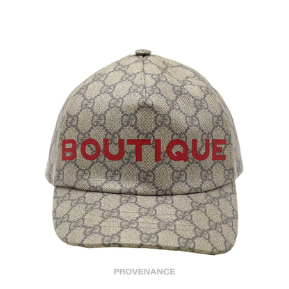 🔴 Gucci GG Supreme BOUTIQUE Cap - Monogram GG Canvas