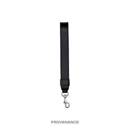 🔴 Gucci Clutch Lanyard - Black Leather Aged SIlver