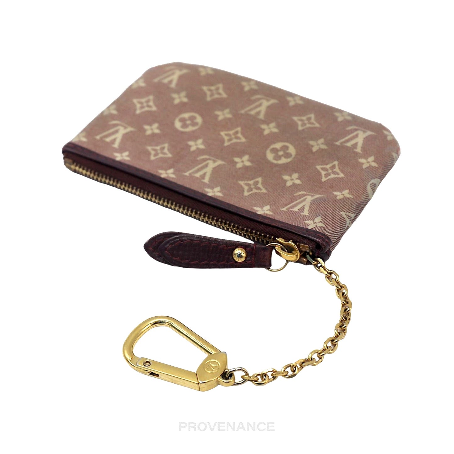 🔴 Louis Vuitton Key Pouch Cles - Monogram Idylle Red