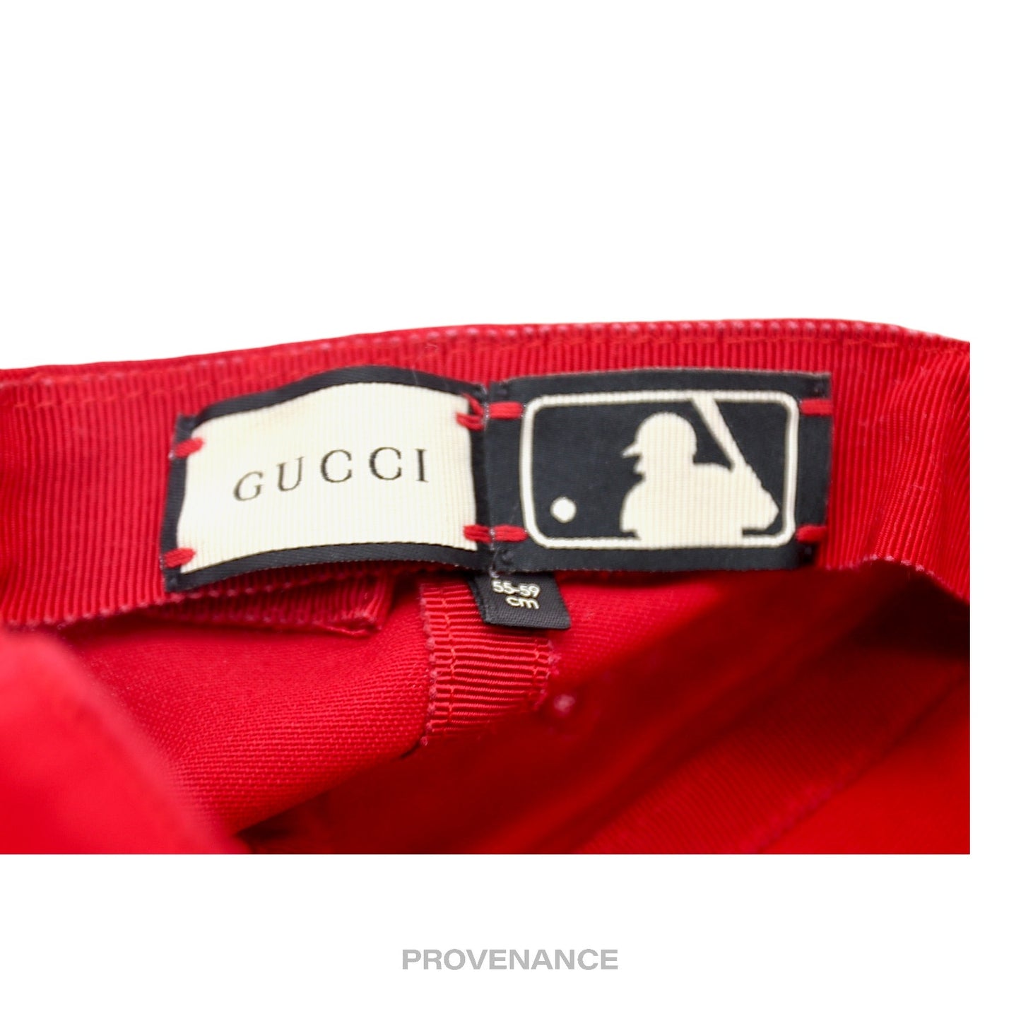 🔴 Gucci x MLB Yankees Hat Cap - Red SEGA Logo with Bird