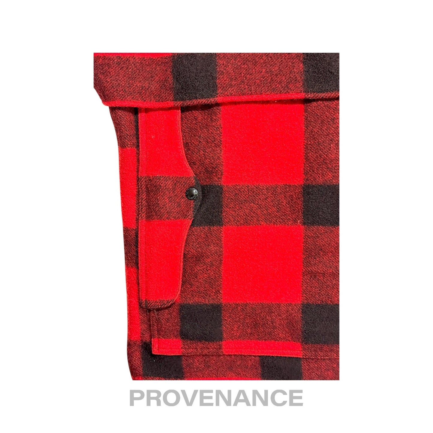 🔴 Filson Double Mackinaw Cruiser USA Wool Red Plaid 38 S