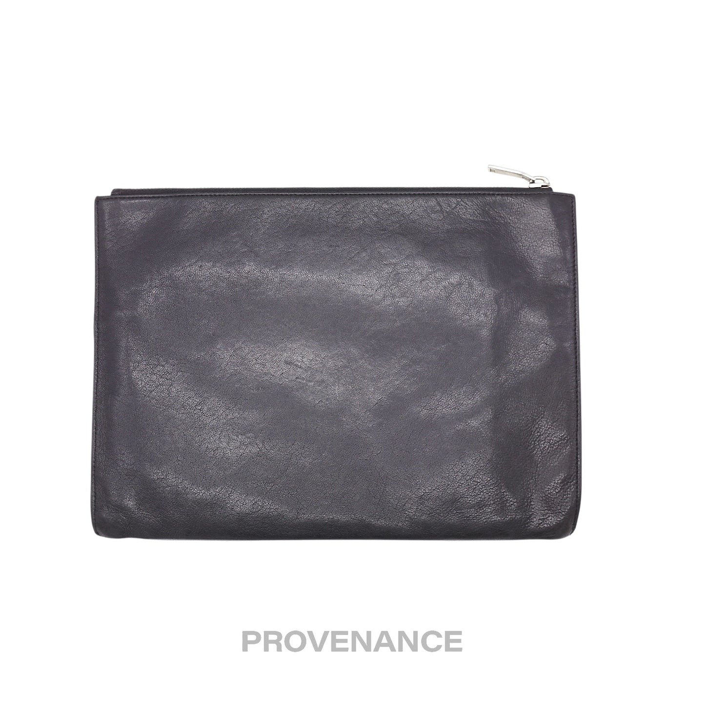 🔴 Saint Laurent Paris SLP Stars Zip Pochette Jour - Black