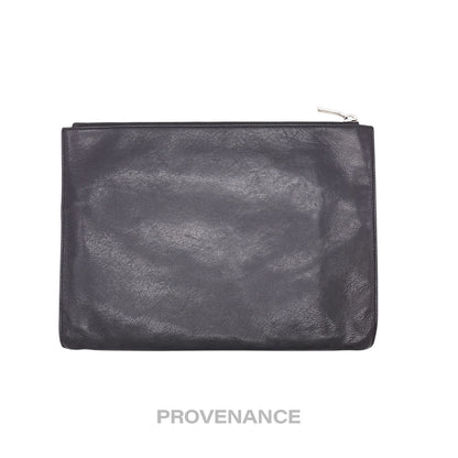 🔴 Saint Laurent Paris SLP Stars Zip Pochette Jour - Black