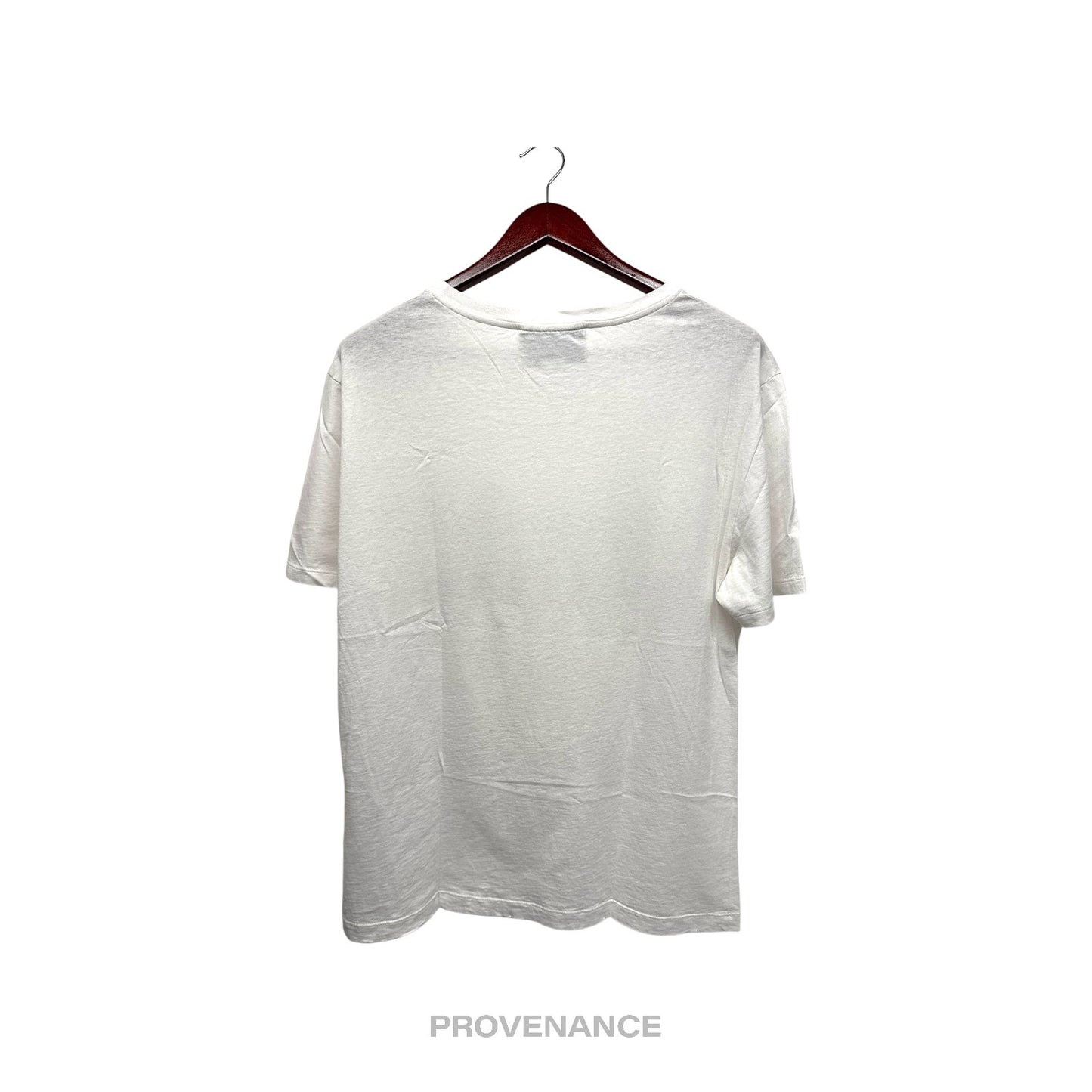 🔴 Gucci GG Signature Web Vintage Logo T-Shirt - White M