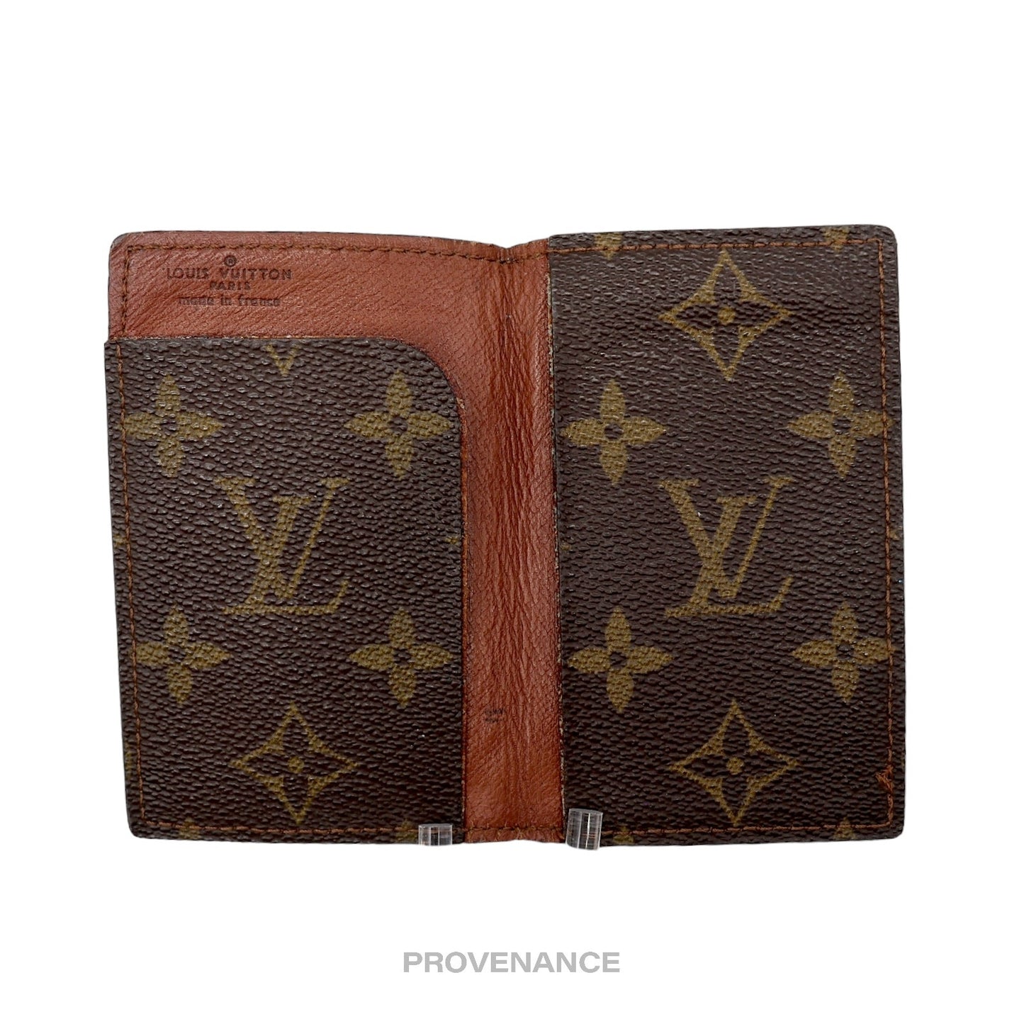 🔴 Louis Vuitton Pocket Organizer Card Wallet  - Monogram Small "f"