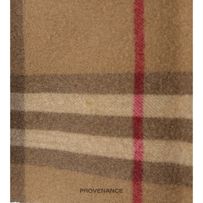 🔴  Burberry Scarf - Two-Tone Nova Check Merino Wool