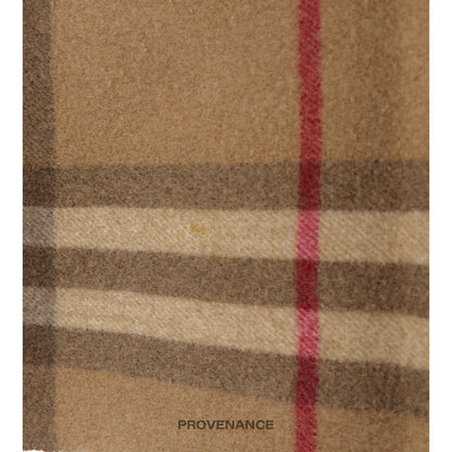 🔴  Burberry Scarf - Two-Tone Nova Check Merino Wool