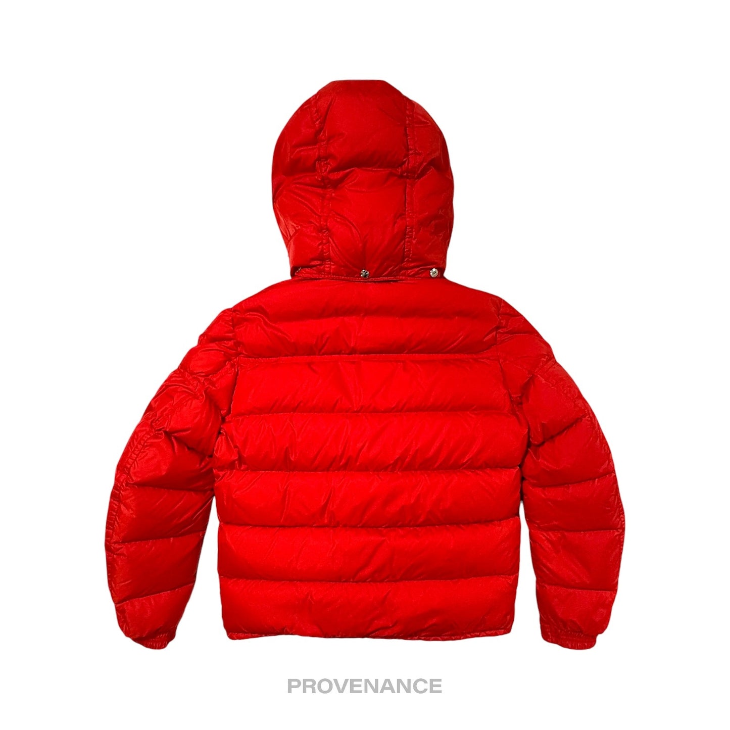 🔴 Moncler Brel Down Puffer Bomber Jacket Coat - Red 3 L