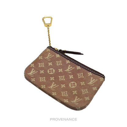 🔴 Louis Vuitton Key Pouch Cles -  Monogram Idylle Red